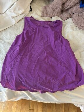 lululemon athletica Purple Scoop Neck Performance Tank